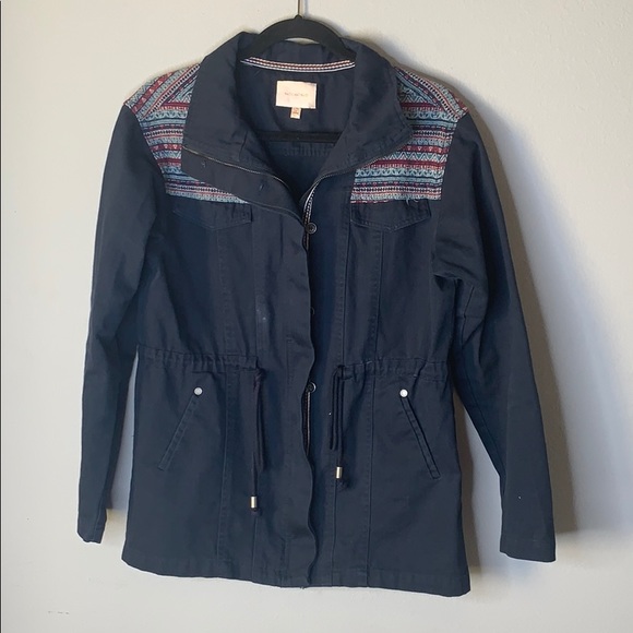 Skies Are Blue Jackets & Blazers - Skies are blue embroidered navy blue jacket M